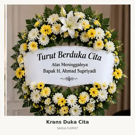 Krans Bunga Duka Cikokol
